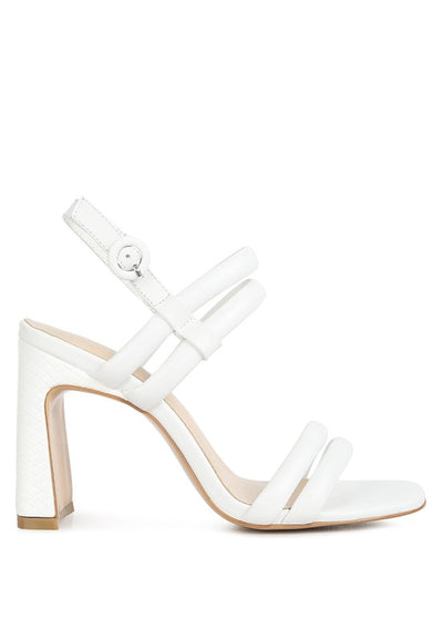 Arianna Slim Block Heel Sandal - Pikemla