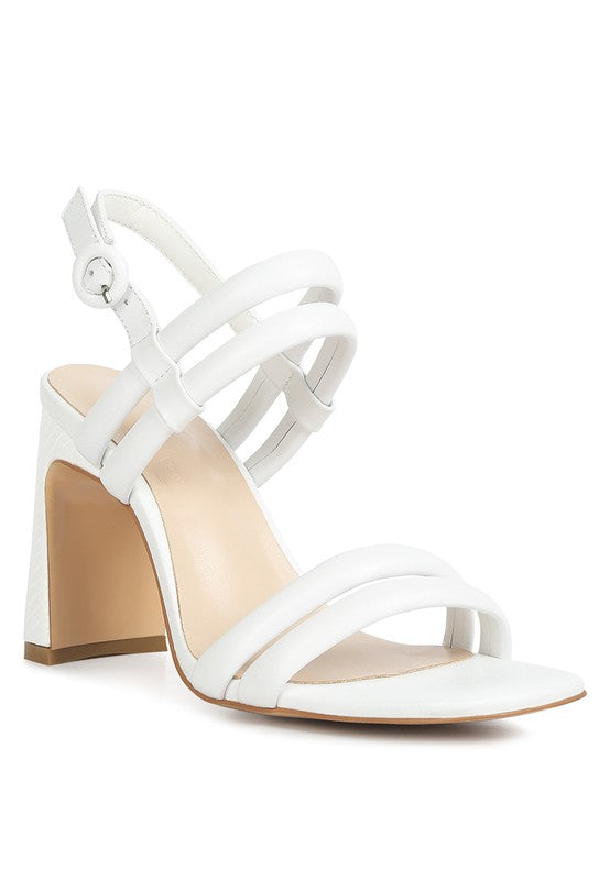 Arianna Slim Block Heel Sandal - Pikemla