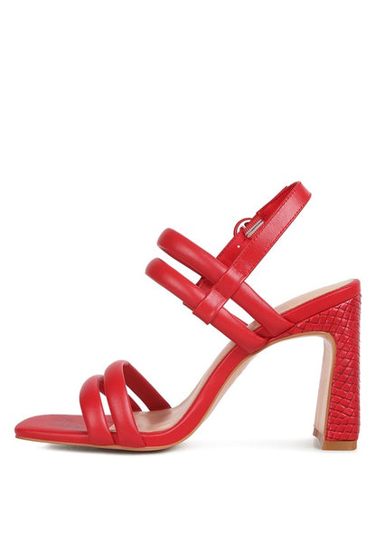 Arianna Slim Block Heel Sandal - Pikemla