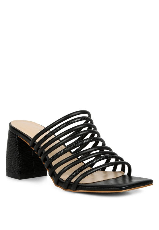 Fairleigh Strappy Slip On Sandals - Pikemla