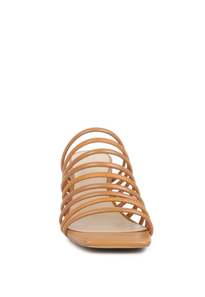 Fairleigh Strappy Slip On Sandals - Pikemla