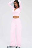 The Twirl Long Sleeve T-shirt New Straight Leg Pants 2-Piece Set