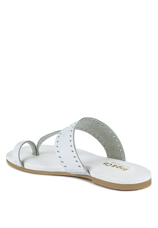 MILA Toe Ring Thong Slip Ons - Pikemla