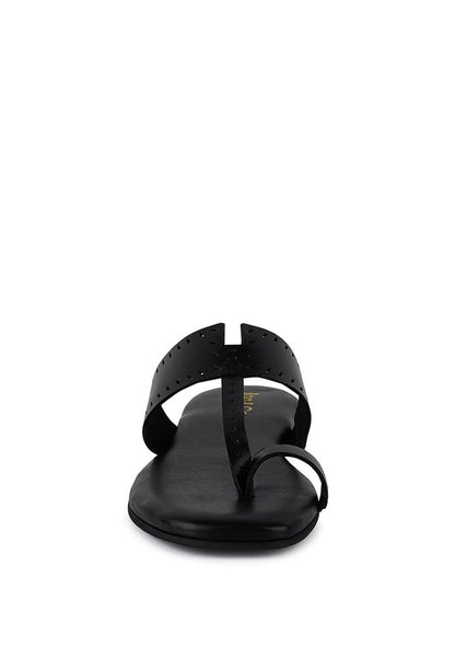 MILA Toe Ring Thong Slip Ons - Pikemla