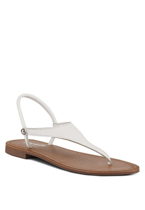 Madeline Flat Thong Sandals - Pikemla