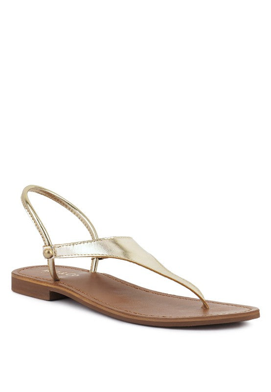 Madeline Flat Thong Sandals - Pikemla