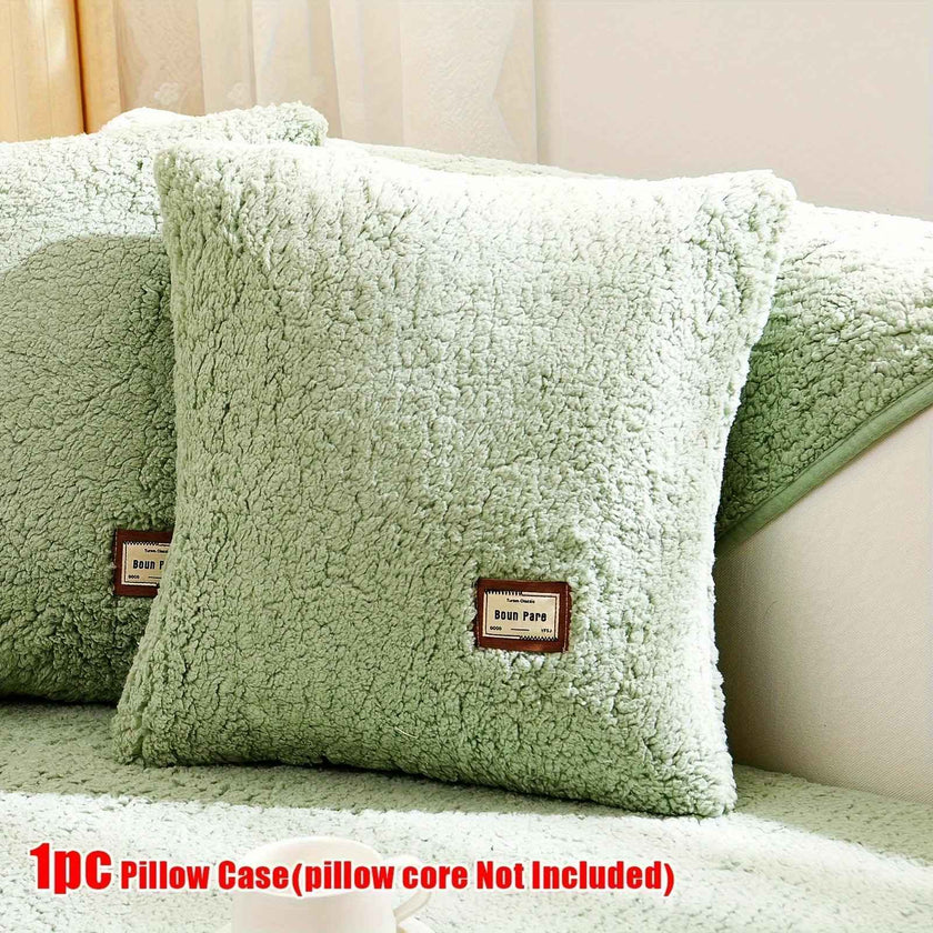 Durable 3 cushion couch cover | High-Quality Plush Sherpa Sofa Cover