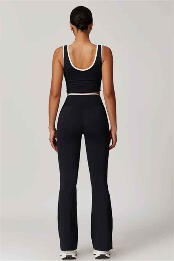 The Stamina Tank Top Flared Leggings 2-Piece Set