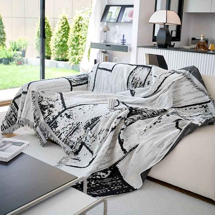 Luxury Pet Cover for Leather Sofa, Non-Slip & Machine Washable