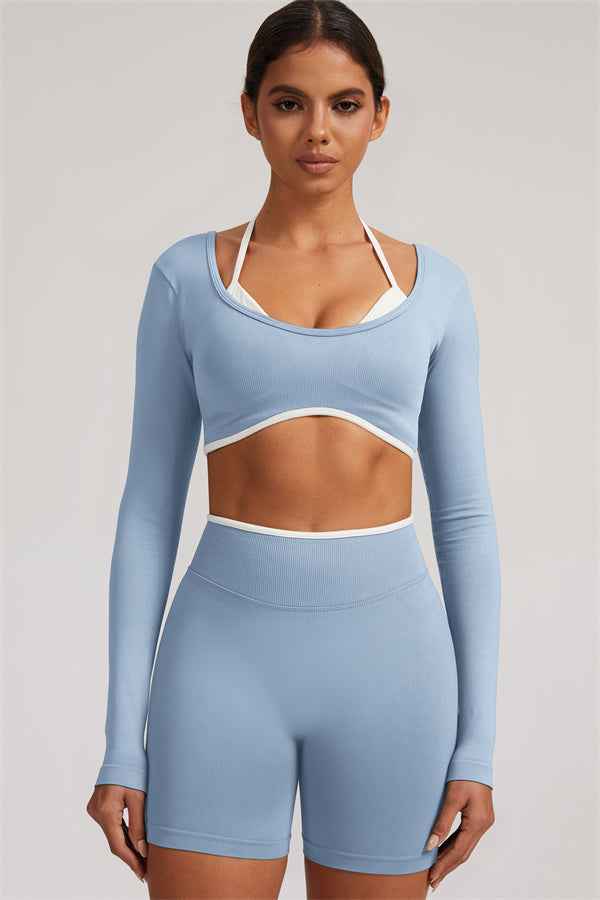 The Elevate Long Sleeve Crop top