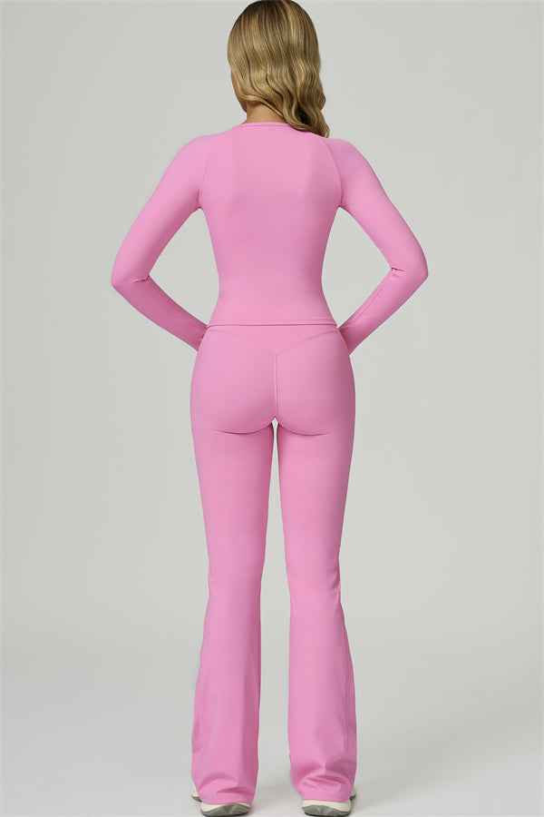 The FlexFit Active Top Flared Leggings 2-Piece Set
