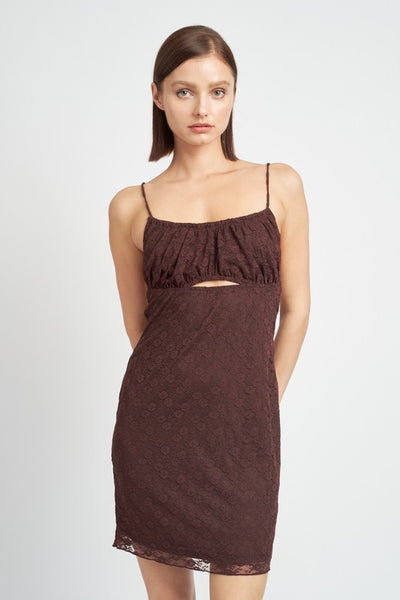 Sallie Ruched Mini Dress - Pikemla