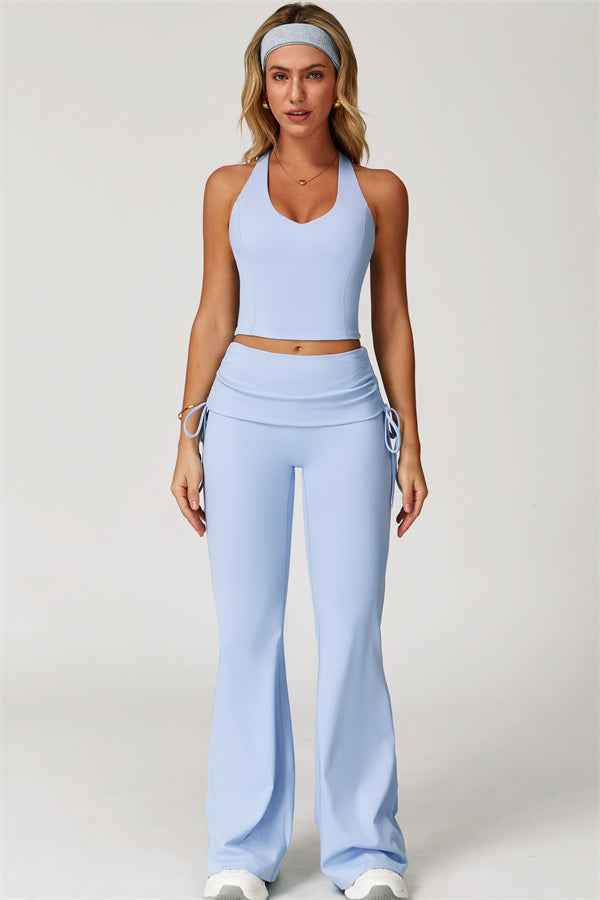 The Echo Tank Top Flared Leggings 2-Piece Set