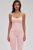 The Svelte Cross Back Tank Top Leggings 2-Piece Set