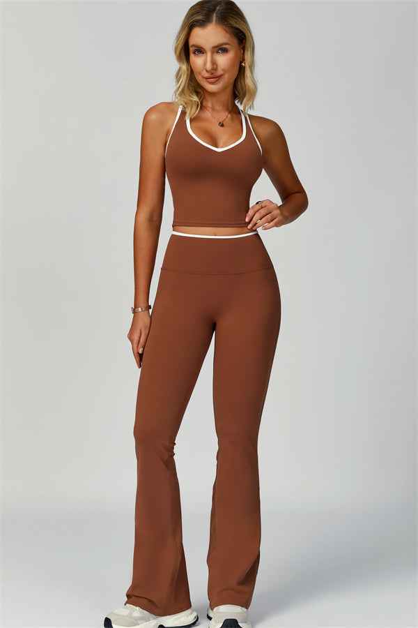 The Quest Tank Flared Leggings 2-Piece Set