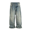SANDWASH BAGGY BIKER DENIM