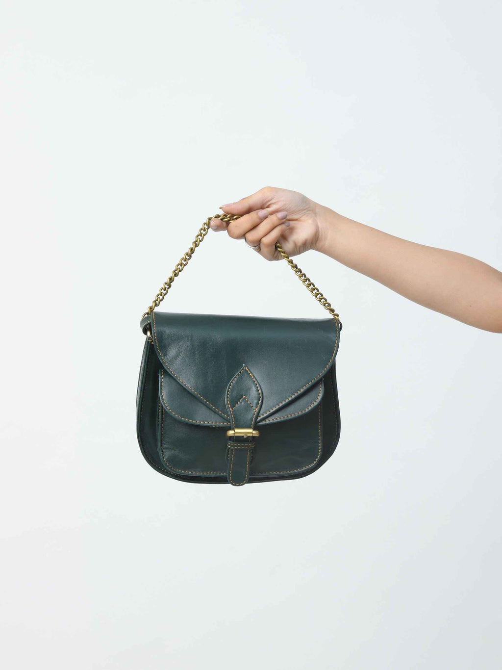 The Molina Satchel- Green