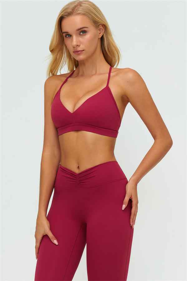 The Lushness Y-Back Sports Bra Leggings 2-Piece Set