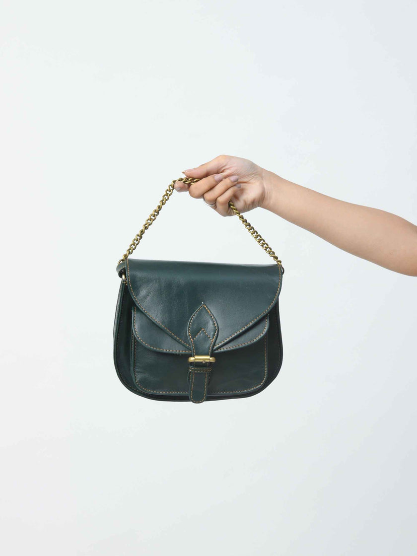 The Molina Satchel- Green