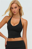 The Twirl Zip Jacket Halter Tank Top New Straight Leg Pants 3-Piece Set