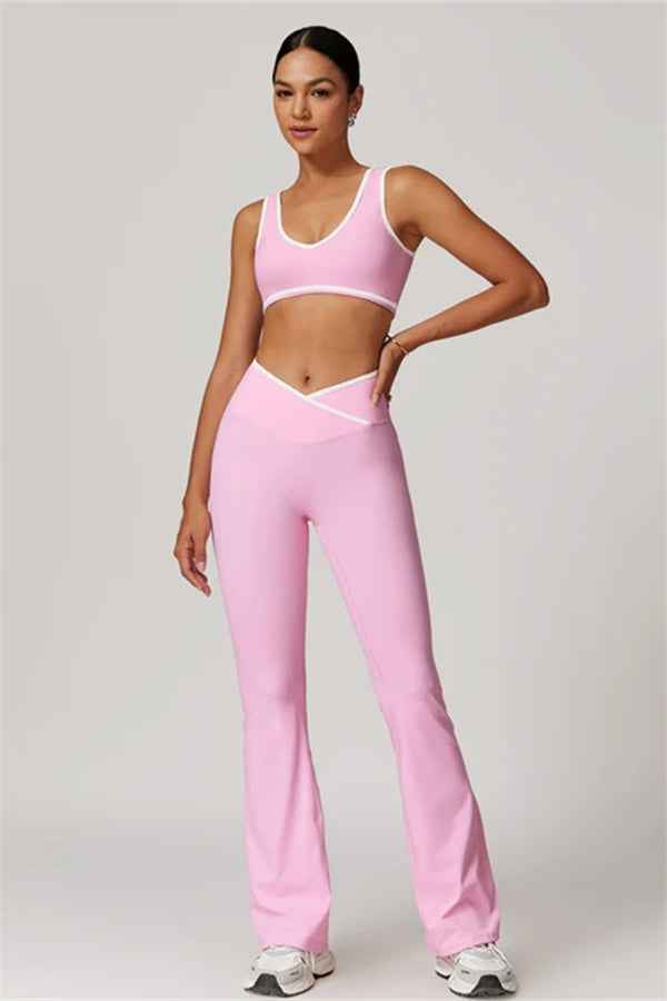 The Stamina Sports Bra Flared Leggings 2-Piece Set