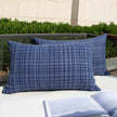 Premium Outdoor Waterproof Throw Pillow cover and Insert 2 sizes bright colors