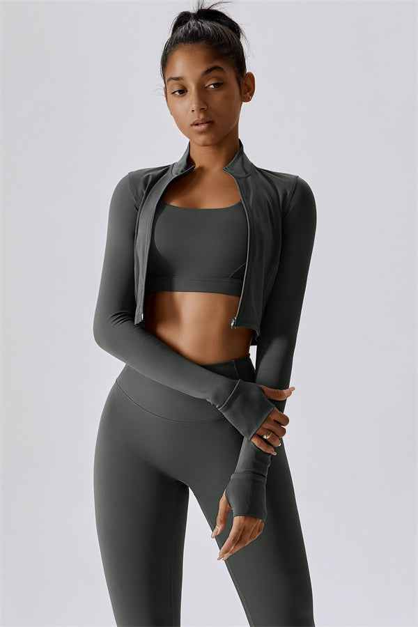 The Eloise Jacket Sports Bra Leggings 3-Piece Set