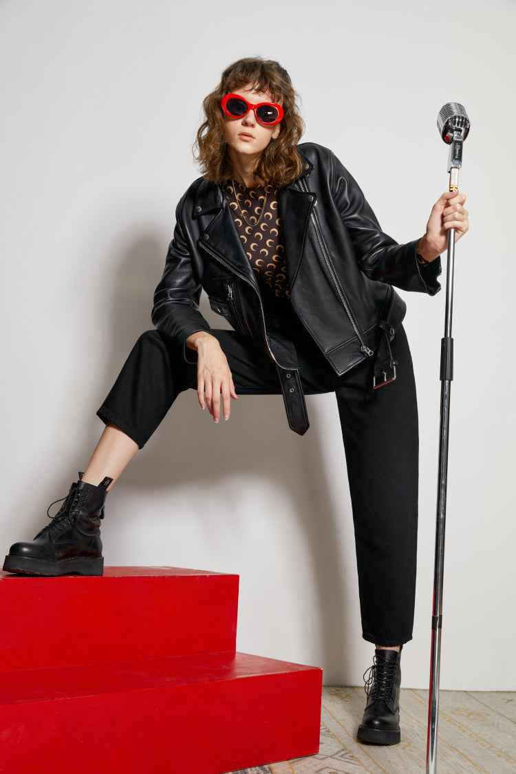 Queens Of Noise High Rise Barrel Jeans HJ026 [FINAL SALE]
