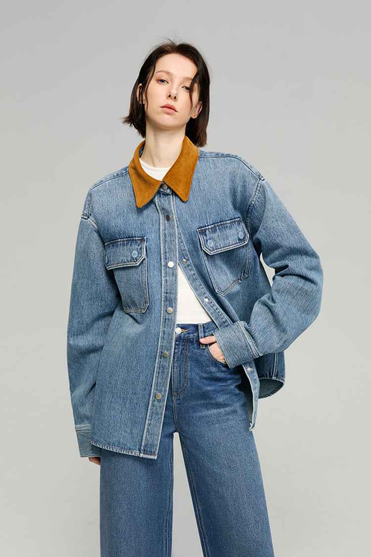 California Sunset Denim Shirt HJ902