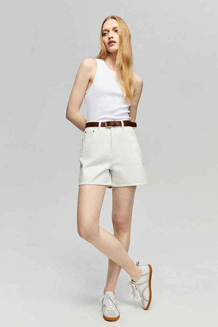 Golden Hour High Rise Girlfriend Shorts HJ801