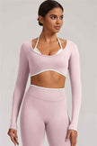 The Elevate Long Sleeve Crop top Leggings 2-Piece Set