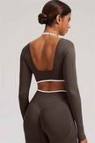 The Elevate Long Sleeve Crop top