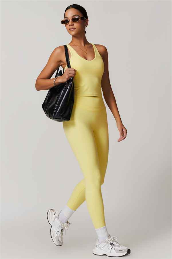 The Enigma Cross Back Vest Leggings 2-Piece Set