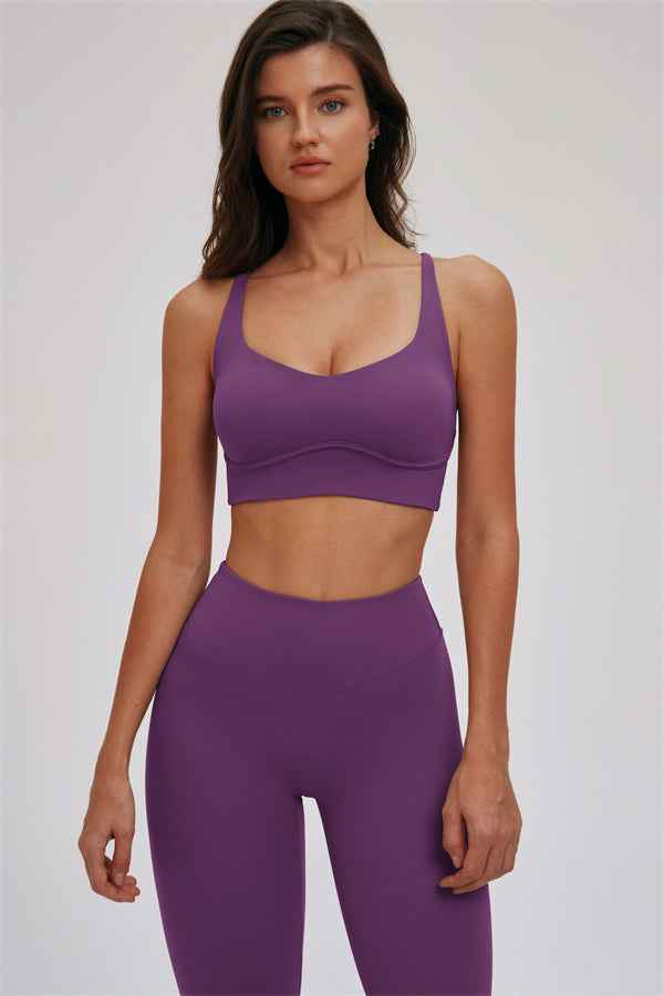 The Kinetic Cross Back Sports Bra