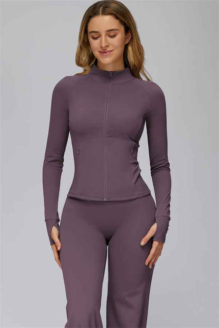 The FlexCore Pure Zip Jacket Flared Leggings 2-Piece Set