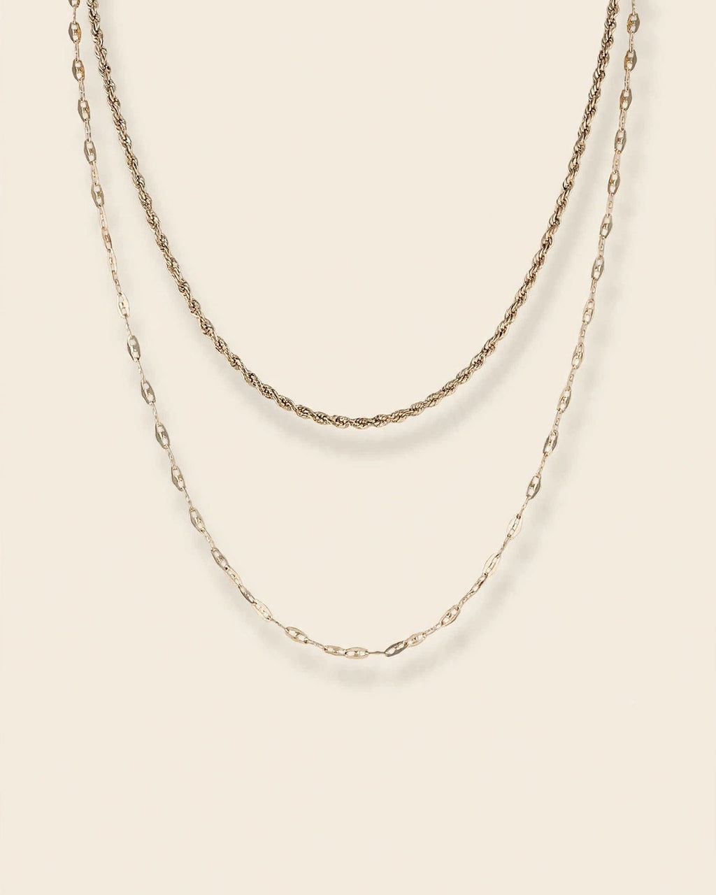 Link N Rope Chain Necklace