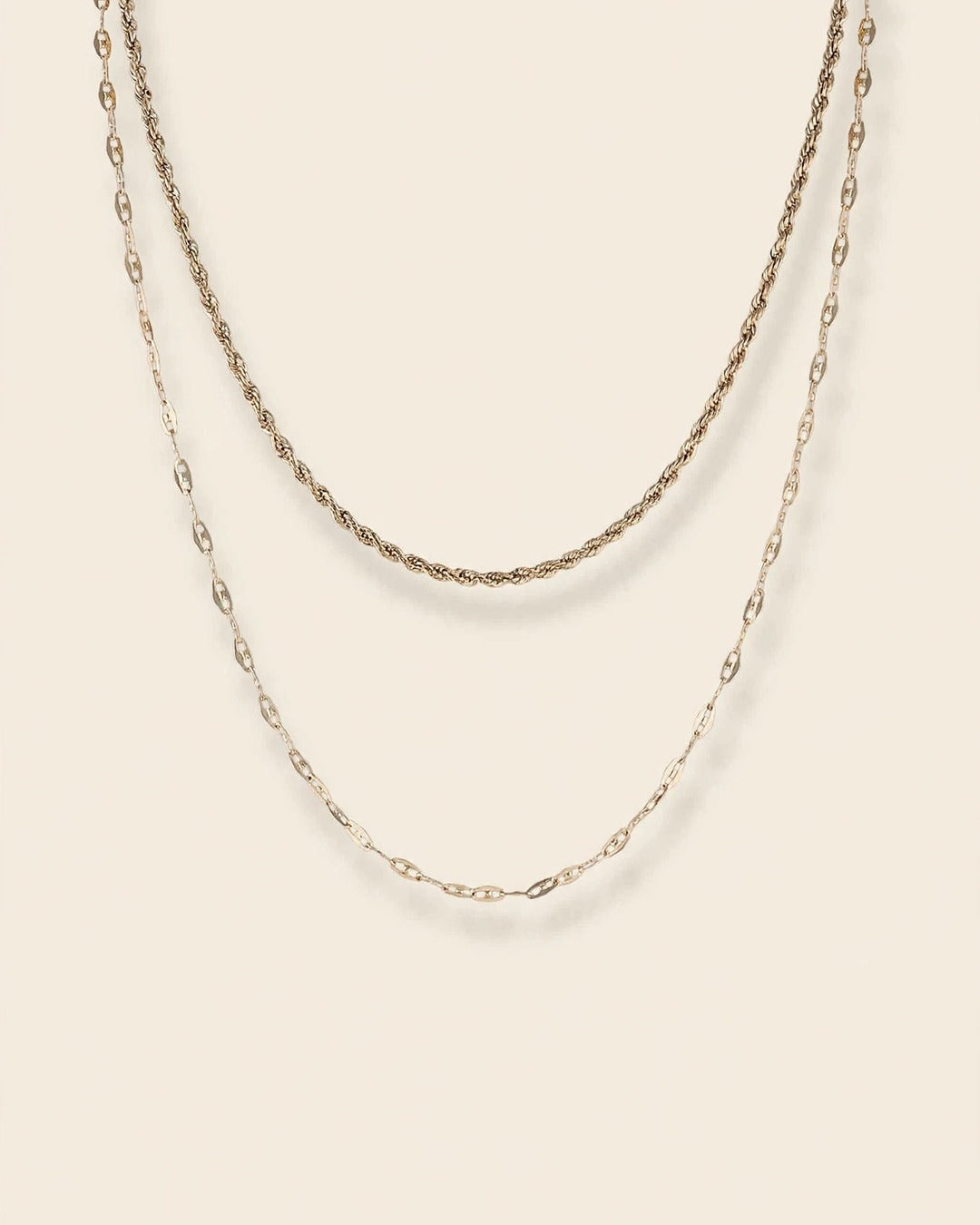 Link N Rope Chain Necklace