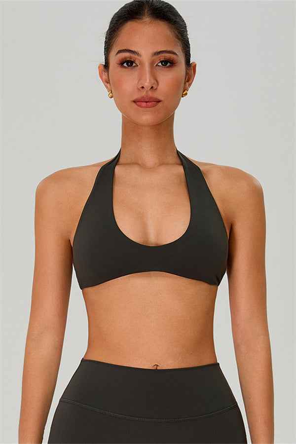 The Solid Sports Bra Leggings 2-Piece Set