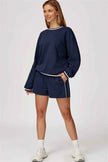 The Amara Sweatshirt Lounge Shorts 2-Piece Set