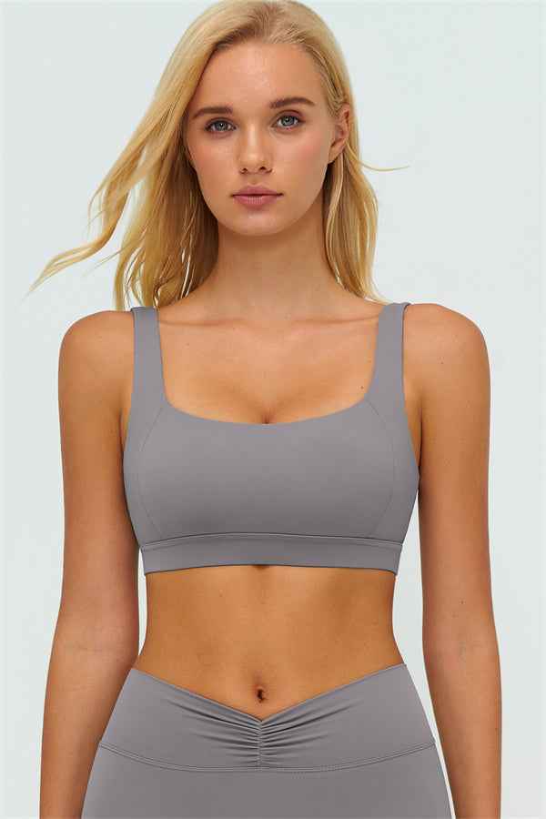 The Lushness V-Back Sports Bra Flared Leggings 2-Piece Set