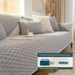 Plush Nordic Sofa Slipcover | non slip couch cover for dogs