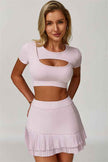 The Lavish Cut-out Crop Top