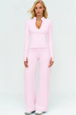 The Twirl Zip Jacket New Straight Leg Pants 2-Piece Set