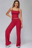 The FlexCore Crop Tank Flared Leggings 2-Piece Set