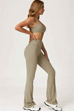 The Lily Sports Bra Flared Leggings 2-Piece Set