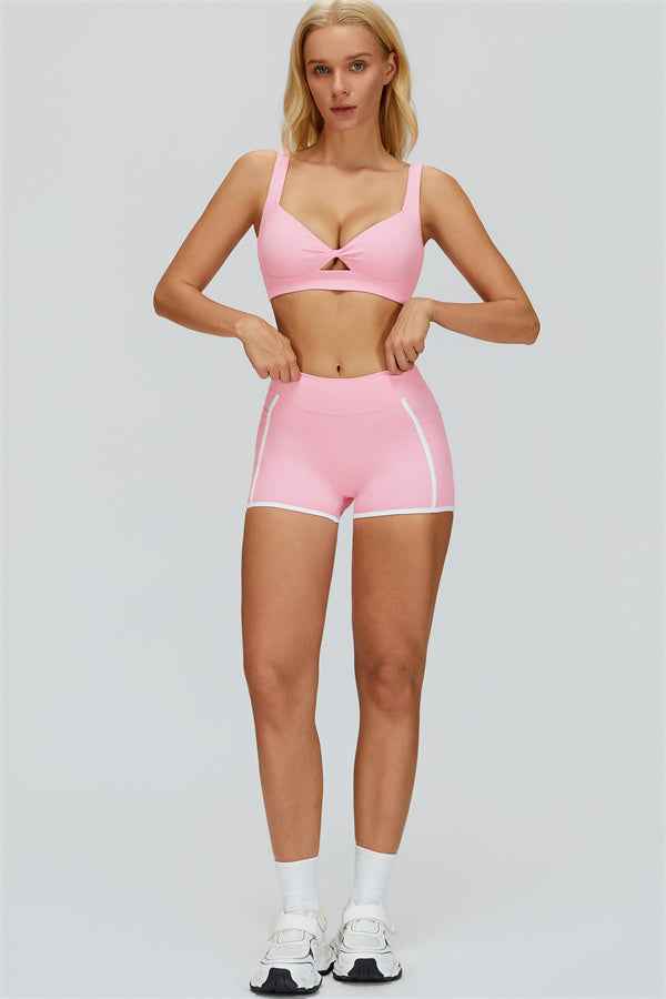 The Whisper Sports Bra Shorts 2-Piece Set