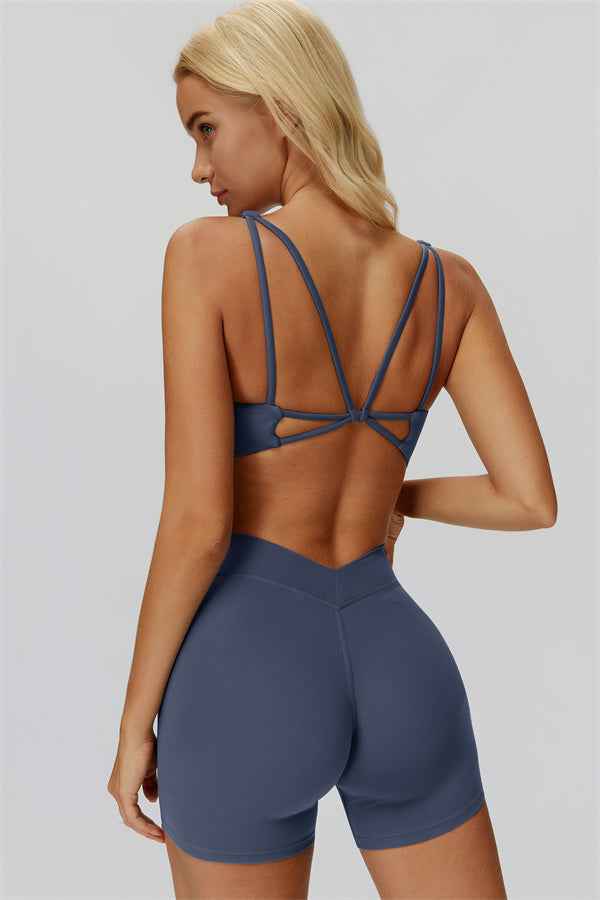 The Butterfly Sports Bra Shorts 2-Piece Set