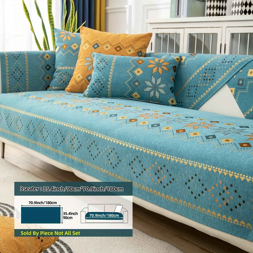 Stylish Bohemian Chenille Slipcovers for Couches