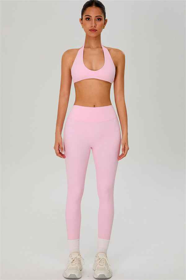 The Solid Sports Bra Leggings 2-Piece Set
