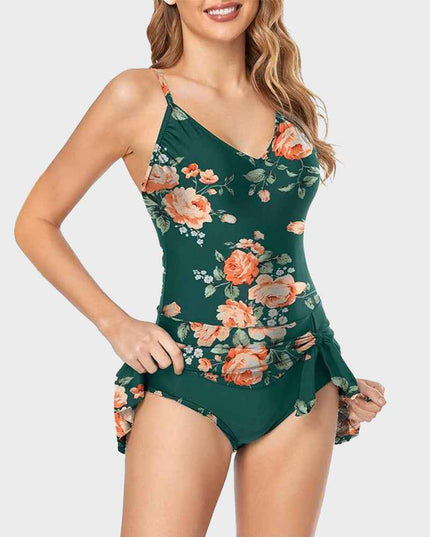 Women's Tummy Control Slim Fit Plus Size One Piece Swimsuit